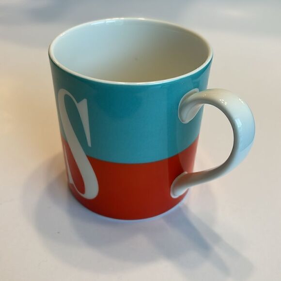 Kate Spade New York Lenox Monogram Letter S Coffee Mug Cup - Picture 3 of 7